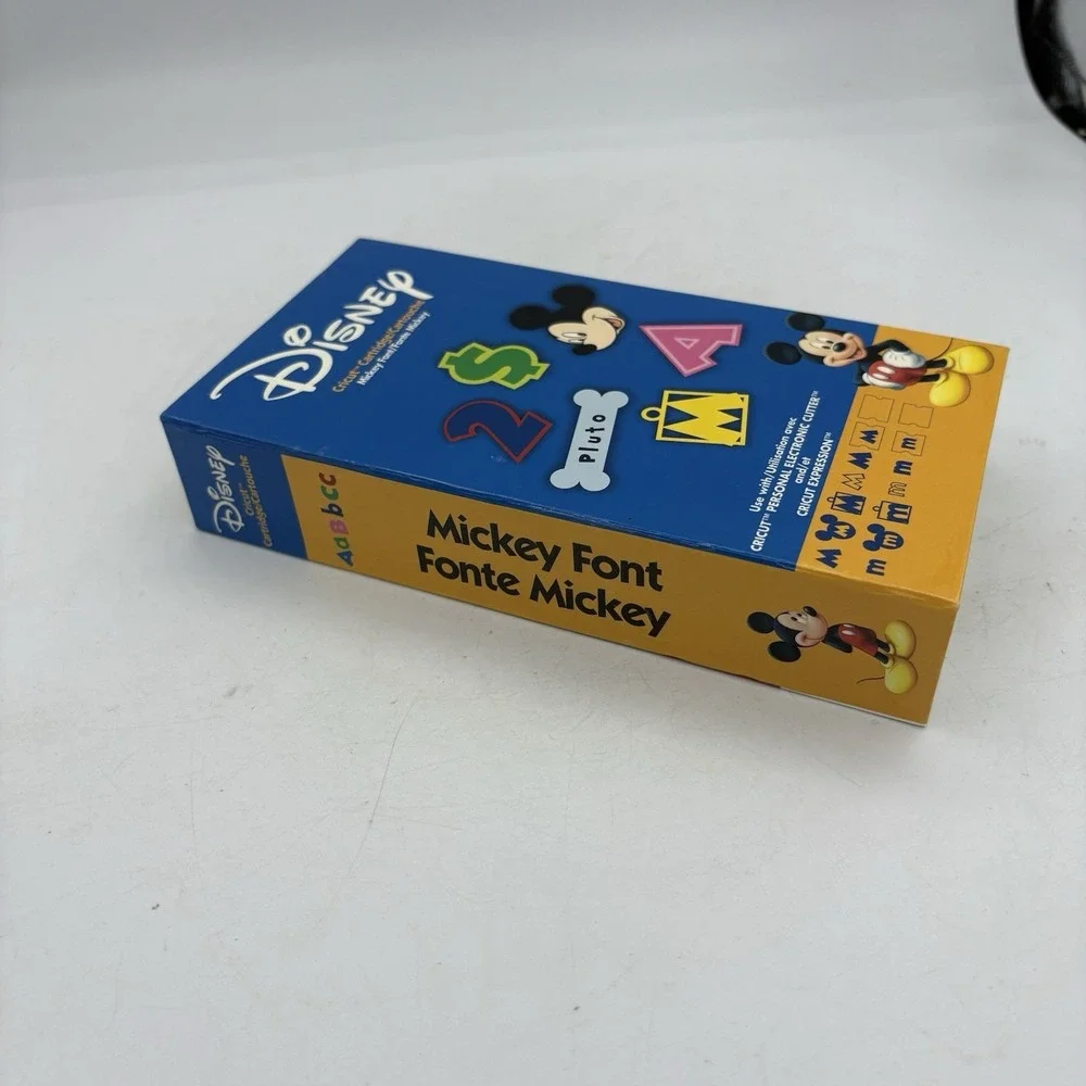Provo Craft Cricut Cartridge Disney‎ Mickey Font 29-0381